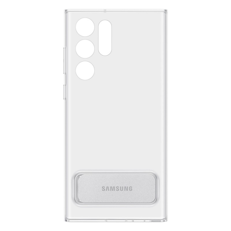 Samsung clear standing. S22 Ultra transparent Cover.