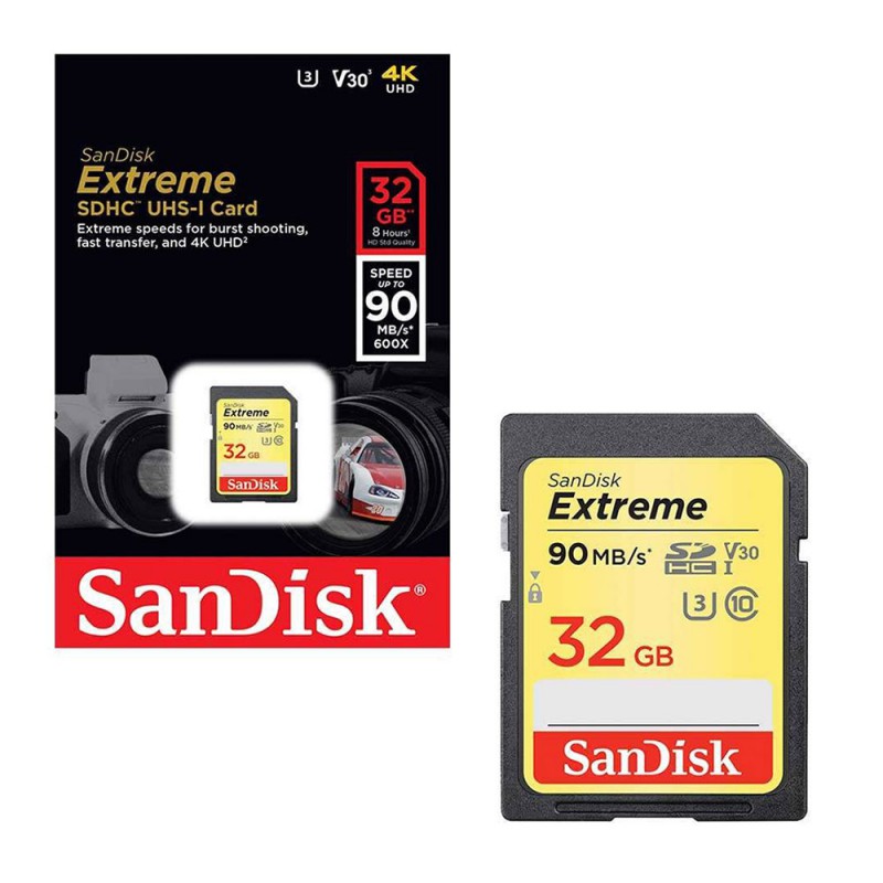 Sandisk EXTREME SDHC 32GB 