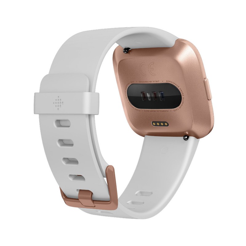 white rose gold fitbit versa